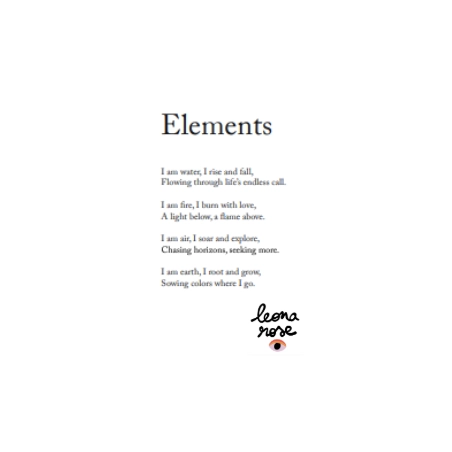 Livre Elements: Terre & Feu - Leona Rose