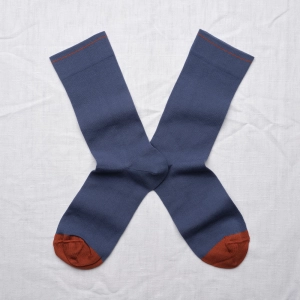 Chaussettes Uni Bleu Minuit