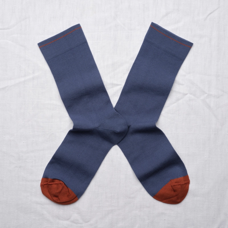 Chaussettes Uni Bleu Minuit