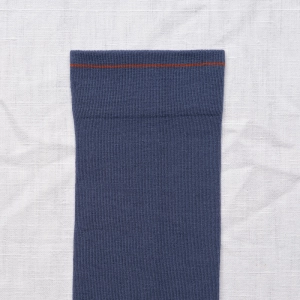 Chaussettes Uni Bleu Minuit