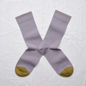 Plain Grey-Mauve Socks