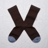 Plain Dark Brown Sock