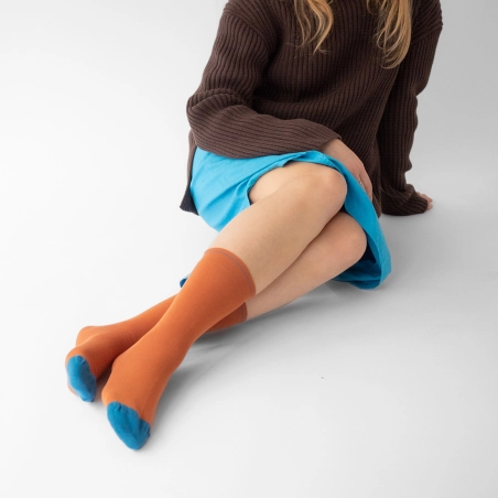 Chaussettes Uni Ambre