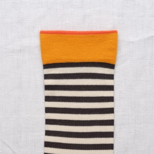 Chaussettes Rayures Faux Noir
