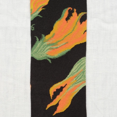 Dark Flowers Knee-highs