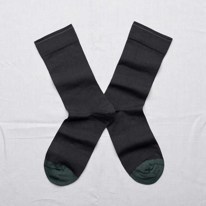 Faux Black Socks