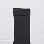 chaussettes - bonne maison -  uni faux noir - noir - femme - homme - mixte