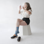 chaussettes - bonne maison -  Uni - Bleu Paradis - femme - homme - mixte