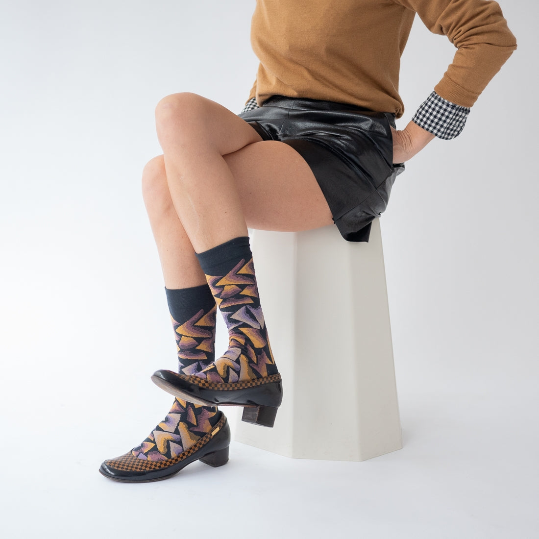 chaussettes - bonne maison -  Triangle - Nuit - femme - homme - mixte