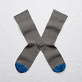 chaussettes - bonne maison -  Uni - Gris - femme - homme - mixte