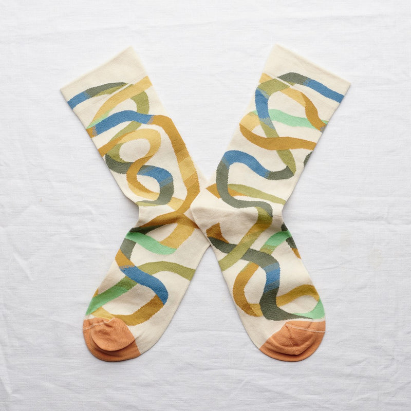 Natural Ribbon Sock