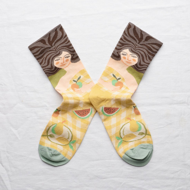 Multicolor Apple Socks