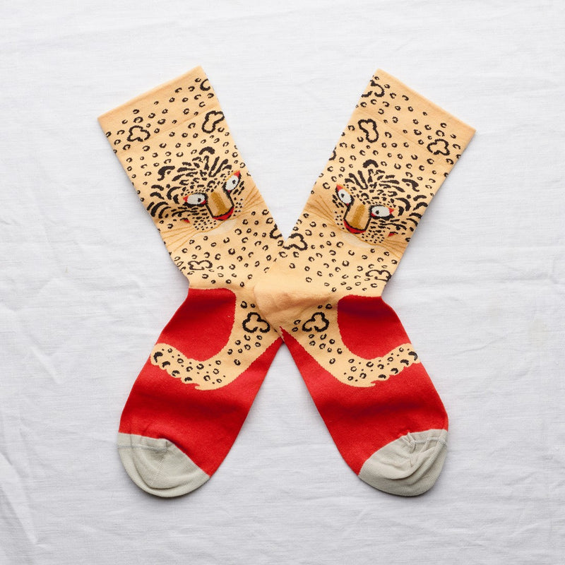Leopard Kraft Sock