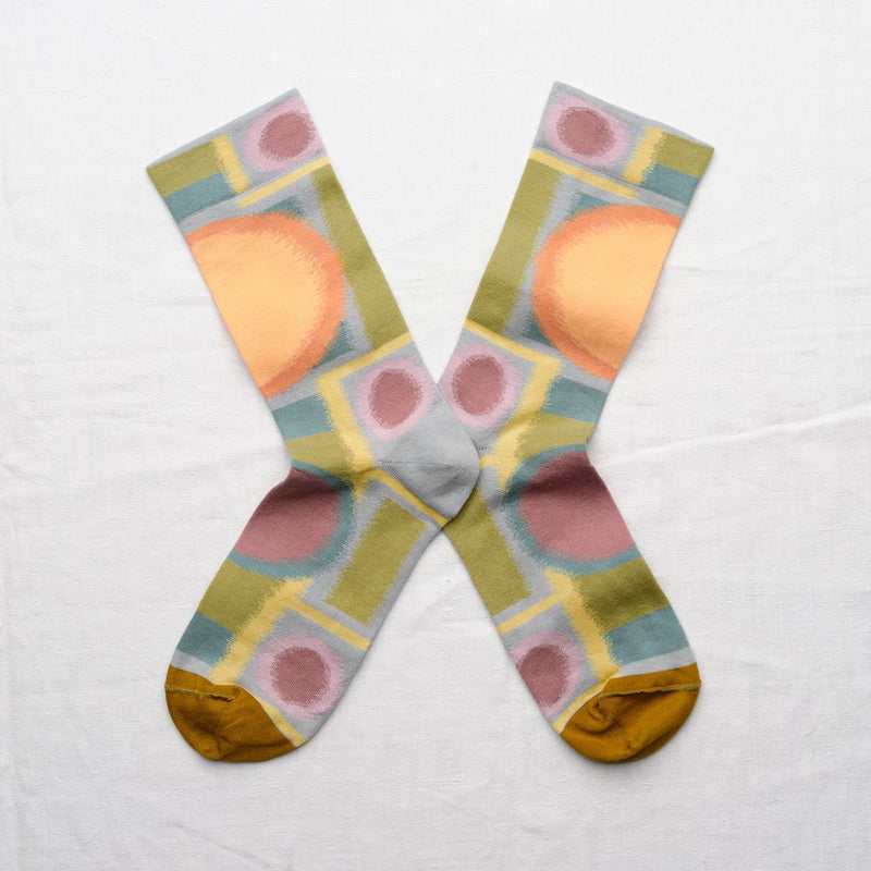 Multicolor Carpet Sock
