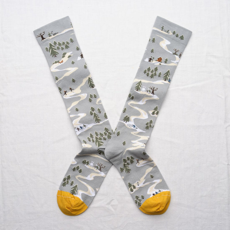 Knee-High Landscape Socks