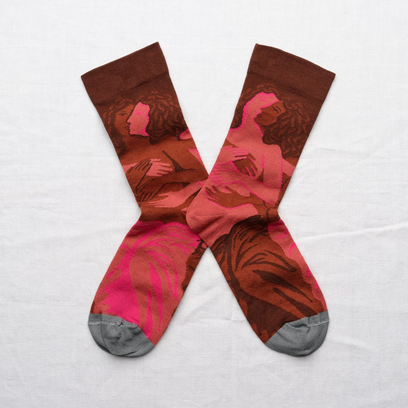 Chestnut Couple Socks