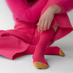 chaussettes - bonne maison -  Uni - Rose - femme - homme - mixte