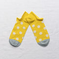 chaussettes - bonne maison -  Pois - Jaune - femme - homme - mixte