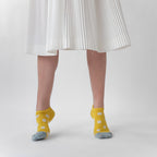 chaussettes - bonne maison -  Pois - Jaune - femme - homme - mixte