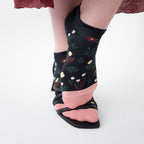 chaussettes - bonne maison -  Semis - Noir - femme - homme - mixte