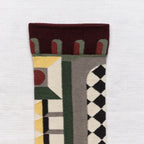 Chaussette Décor Bordeaux