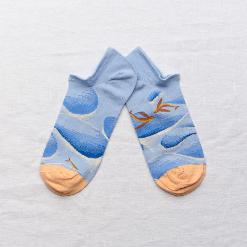 Sea Sky Ankle Socks