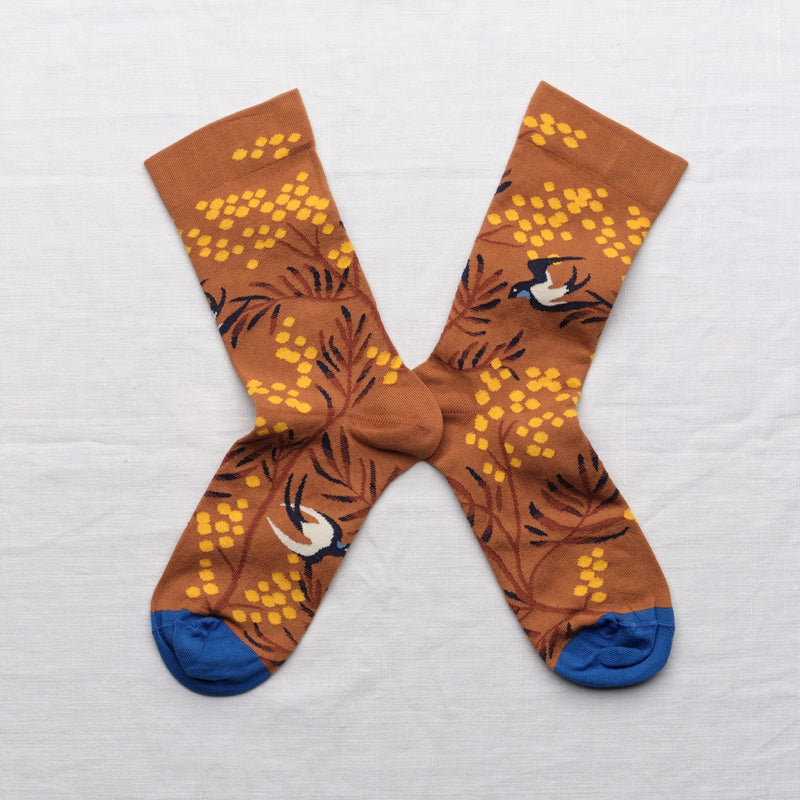 Chaussette Mimosas Caramel