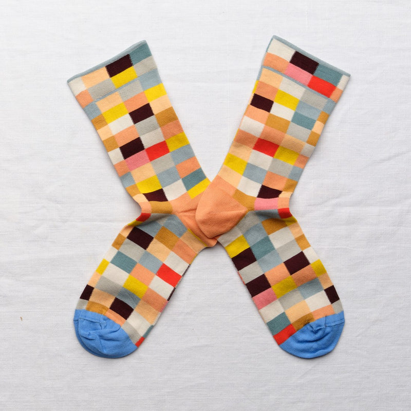 Pixels Multicolored Sock