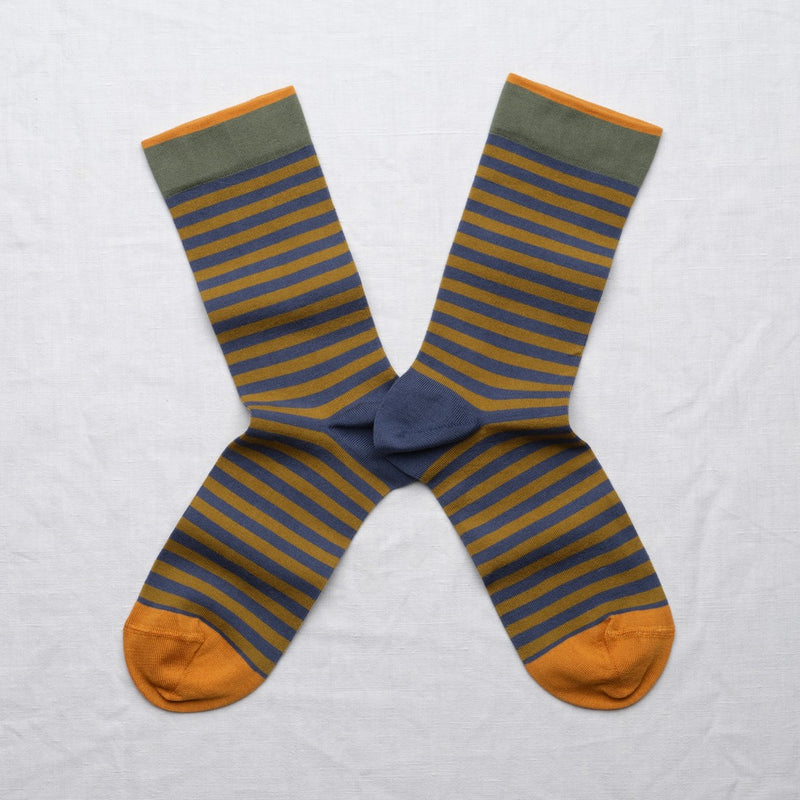 Denim Stripe Socks