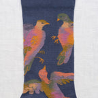Denim Bird Socks