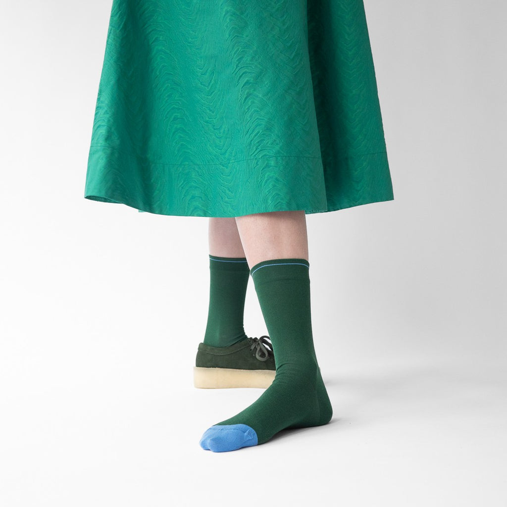 Solid Forest Sock