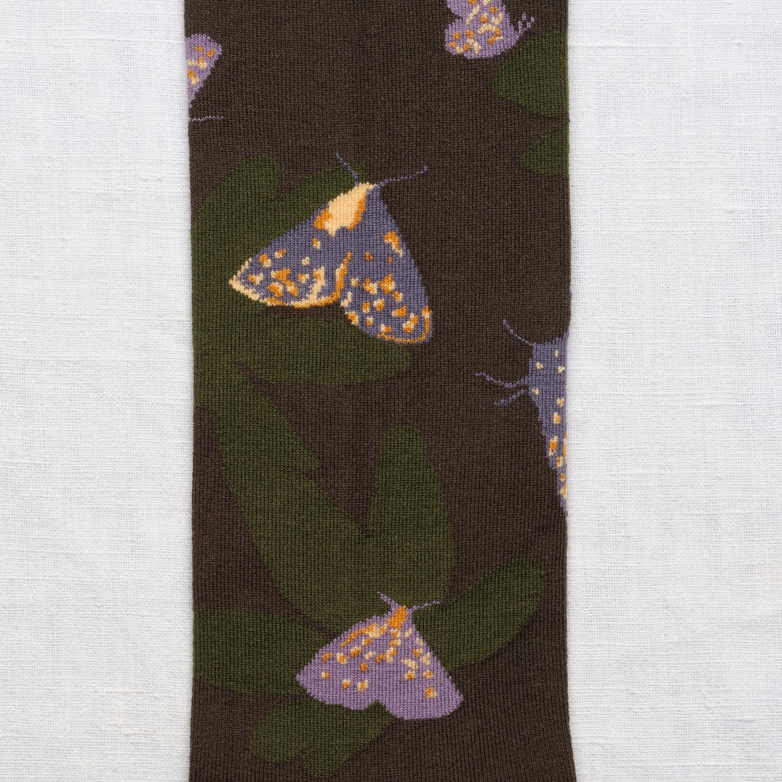 Papillon Mid-Calf Socks - Earth Shadow