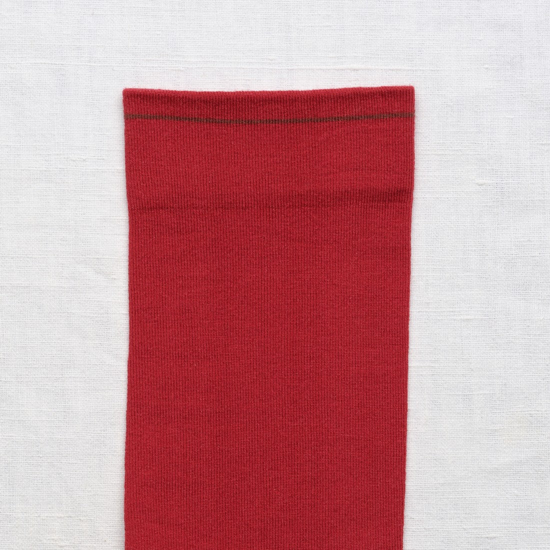 Scarlet Plain Sock