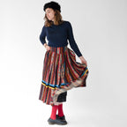 Scarlet Plain Sock