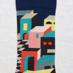 Dark Blue Decor Sock