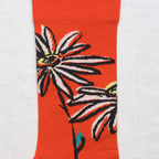 Vermilion Flower Sock