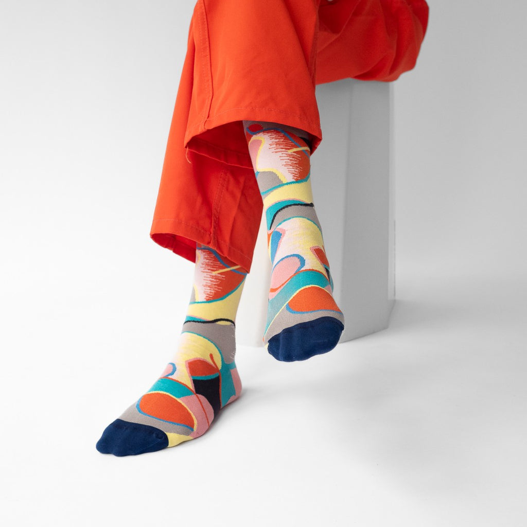 Chaussette Patchwork Éléphant