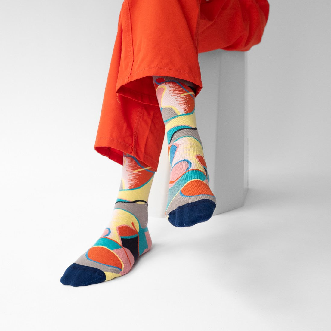 Chaussette Patchwork Éléphant