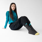 Slate Striped Socks