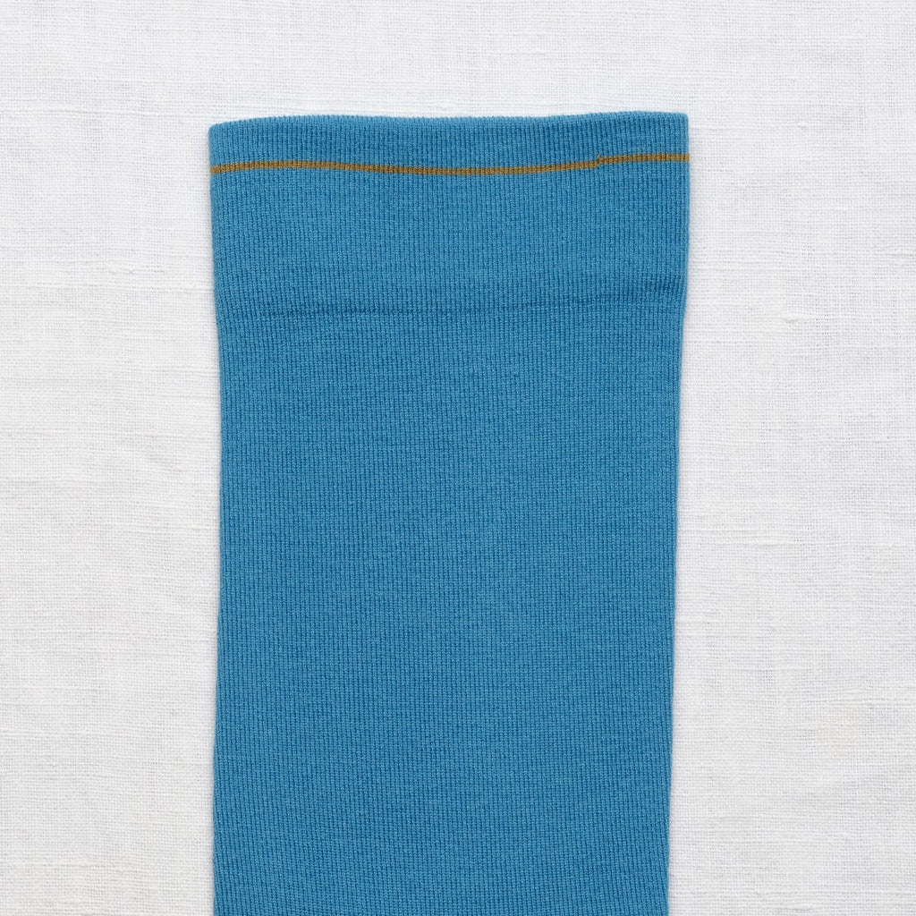 Plain Azure Sock