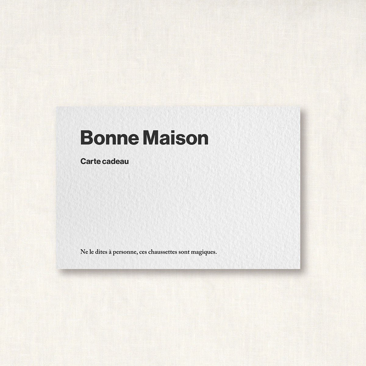 Carte-cadeau Bonne Maison 150 euros