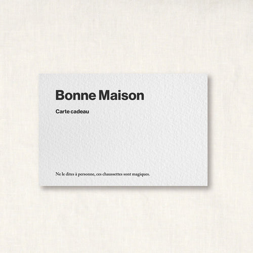 Carte-cadeau Bonne Maison 150 euros