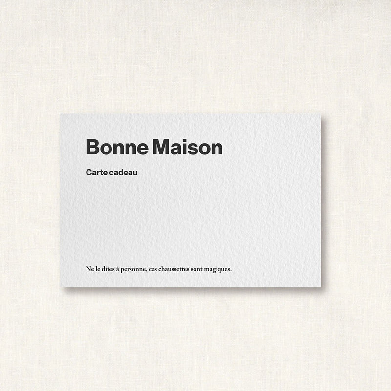 Carte-Cadeau Bonne Maison