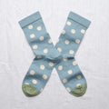 Chaussette Pois Bleue