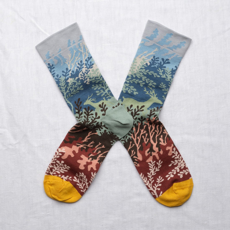 Multicoloured Deer Socks