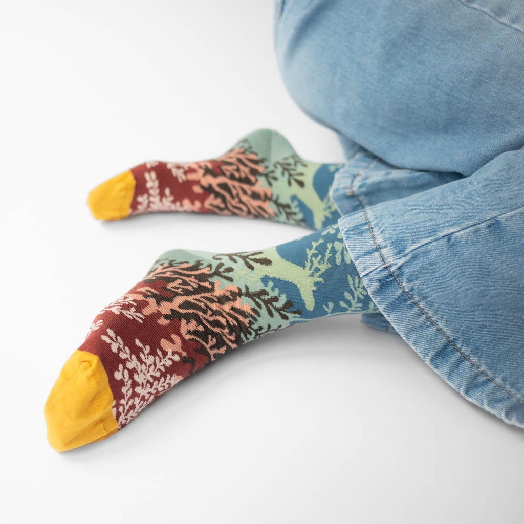Multicoloured Deer Socks