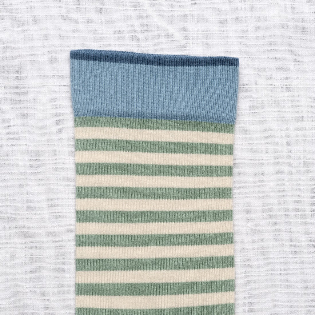 Chaussette rayée Mer