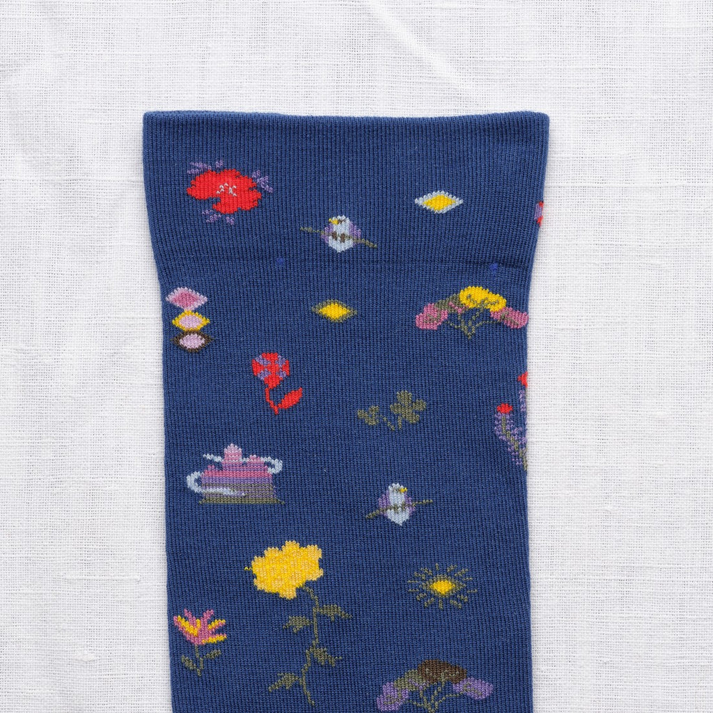 Chaussettes semis bleu