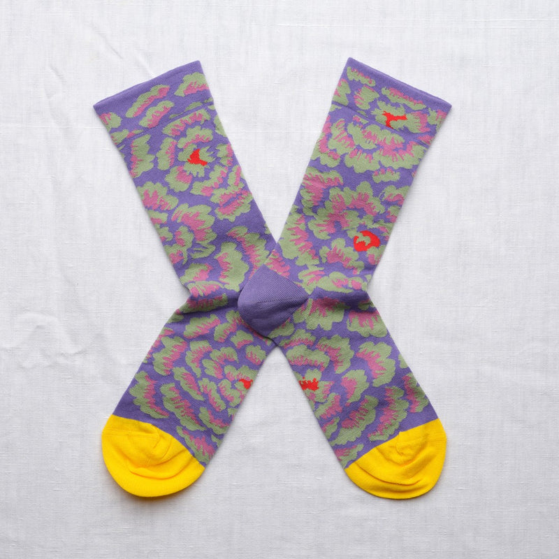 Peony Iris Socks