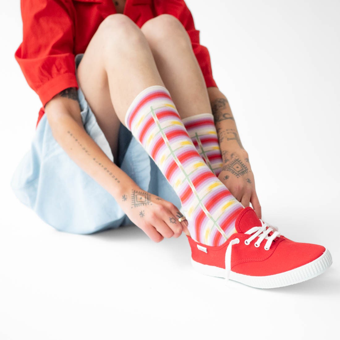 Chaussettes Ikat Multico